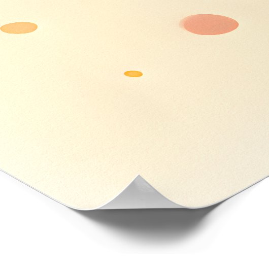 Vreedzaam Sun Nursery Wall Art Poster (Hoek)