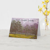 Vreedzaam Sympathie Geloof Kaart (Gele Bloem)