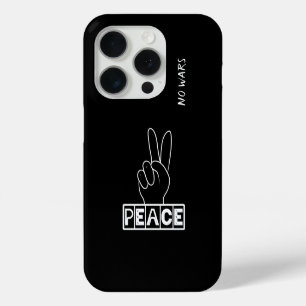 Vreedzaam teken iPhone 15 pro case