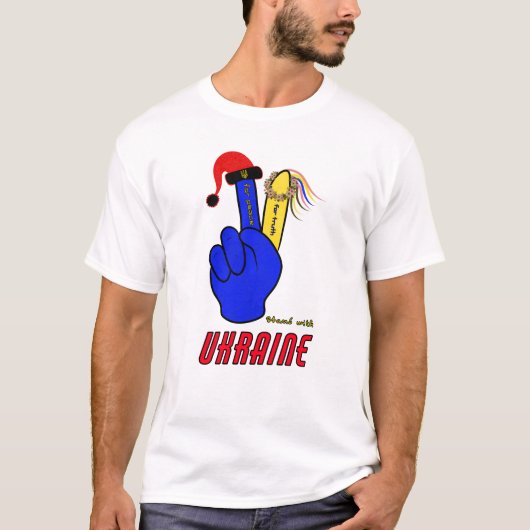 Vreedzaam teken t-shirt (Voorkant)