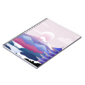 Vreedzaam tempellandschap bij zonsopgang notitieboek (Linkerzijde)