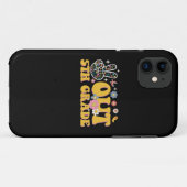 Vreedzaam uit de 5e klas, groovy laatste schooldag Case-Mate iPhone case (Achterkant (horizontaal))