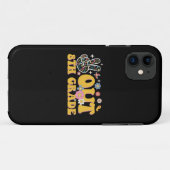 Vreedzaam uit de 8e klas Groovy laatste schooldag Case-Mate iPhone Case (Achterkant (horizontaal))