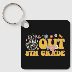 Vreedzaam uit de 8e klas Groovy laatste schooldag Sleutelhanger
