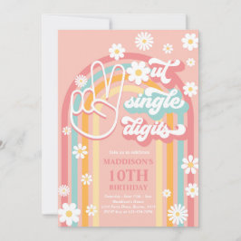 Vreedzaam Uit Eéncijferige Boho Regenboog 10e Verj Kaart