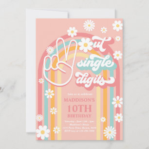 Vreedzaam Uit Eéncijferige Boho Regenboog 10e Verj Kaart