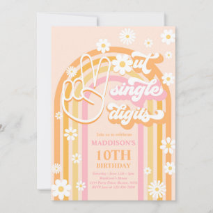 Vreedzaam Uit Eéncijferige Boho Regenboog 10e Verj Kaart