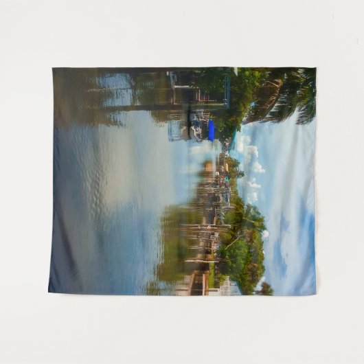 Vreedzaam Uitzicht Wandkleed (Voorkant (horizontaal))