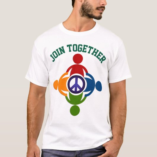 Vreedzaam Verenigen T-shirt (Voorkant)