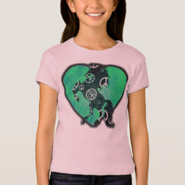 Vreedzaam wild paard! t-shirt