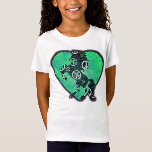 Vreedzaam wild paard! t-shirt (Voorkant)