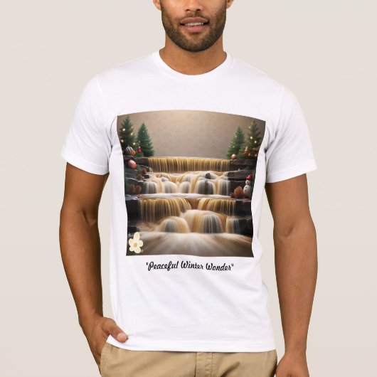"Vreedzaam winterwonder" T-shirt (Voorkant)