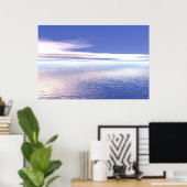 Vreedzaam Zee Poster (Thuiskantoor)