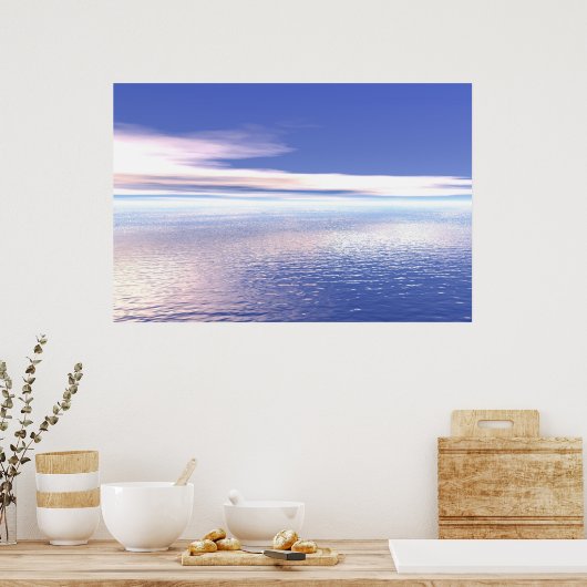 Vreedzaam Zee Poster (Keuken)