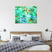 Vreedzame abstracte canvasprint op maat,Relaxed Canvas Afdruk (Insitu (Slaapkamer))