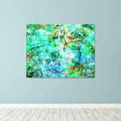 Vreedzame abstracte canvasprint op maat,Relaxed Canvas Afdruk (Insitu (Houten vloer))