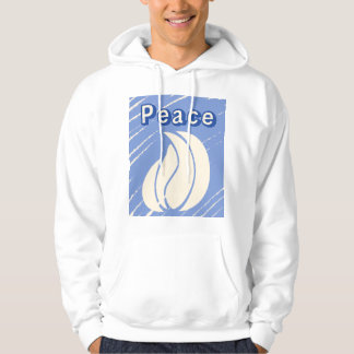 Vreedzame Abstracte vlam minimalistische kunst Hoodie