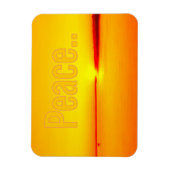 Vreedzame Amber Zonsondergang Magneet (Verticaal)