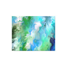 Vreedzame Aquamarijn Abstract 1.7