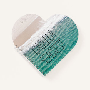 Vreedzame Beach Waves Naam Notitieboek