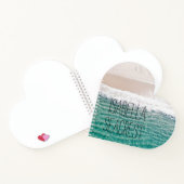 Vreedzame Beach Waves Naam Notitieboek (Binnen)