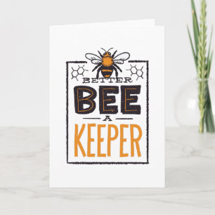 Vreedzame bijenteelt - Birthday Gift Kaart