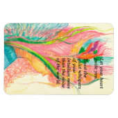 Vreedzame Bloemenfee Flexibele Fotomagneet Magneet (Horizontaal)