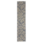 Vreedzame Blue & Cream Batik Tafelloper (Voorkant)
