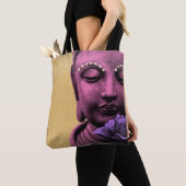 Vreedzame Boeddha Boodschappentas Tote Bag (Dichtbij)