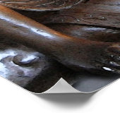 Vreedzame Boeddha je verdient je liefdescitaat Poster (Hoek)