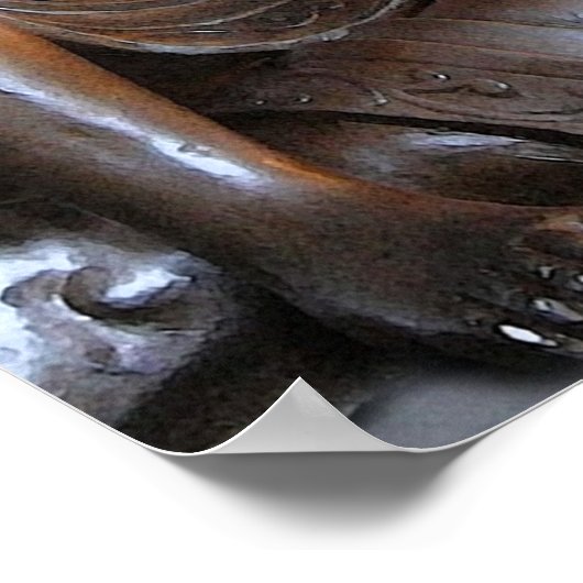 Vreedzame Boeddha je verdient je liefdescitaat Poster (Hoek)