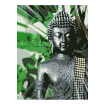 Vreedzame Boeddha-meditatieposter – Zen-wandkunst