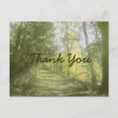 Vreedzame Bospad Dank u Briefkaart (Voorkant)