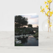 Vreedzame briefkaart (Gele Bloem)