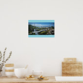 Vreedzame buitenaardse stad poster (Keuken)