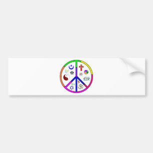 Vreedzame coëxistentie bumpersticker