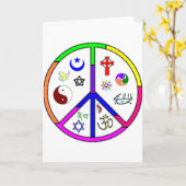 Vreedzame Coëxistentie Kaart (Gele Bloem)