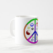 Vreedzame coëxistentie koffiemok (Voorkant links)
