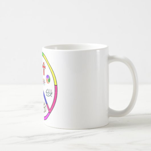 Vreedzame coëxistentie koffiemok (Rechts)