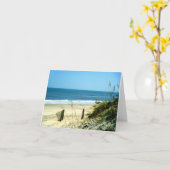 Vreedzame dag in het strand kaart (Gele Bloem)