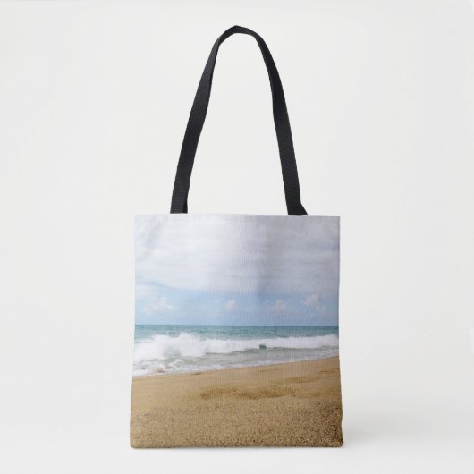 Vreedzame dag in het strand tote bag (Voorkant)