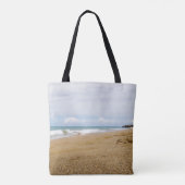 Vreedzame dag in het strand tote bag (Achterkant)