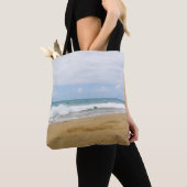 Vreedzame dag in het strand tote bag (Dichtbij)