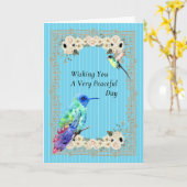 Vreedzame dag voor Senior in verpleeghuis Kaart (Gele Bloem)