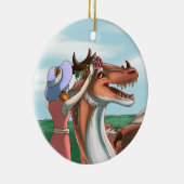 Vreedzame dagen keramisch ornament (Rechts)