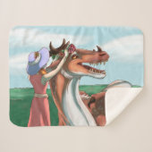 Vreedzame dagen sherpa deken (Voorkant (horizontaal))