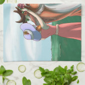 Vreedzame dagen theedoek (Gevouwen)