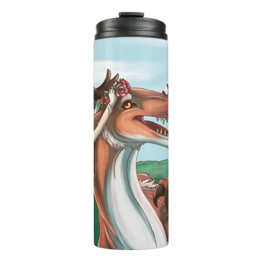 Vreedzame dagen thermosbeker (Voorkant)