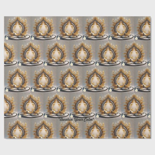 "Vreedzame denkruimte" Cadeaupapier (Vlak)