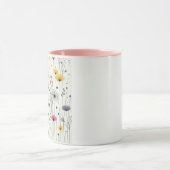 Vreedzame Dove Art Mok, Floral Bird Design, Koffie Mok (Midden)